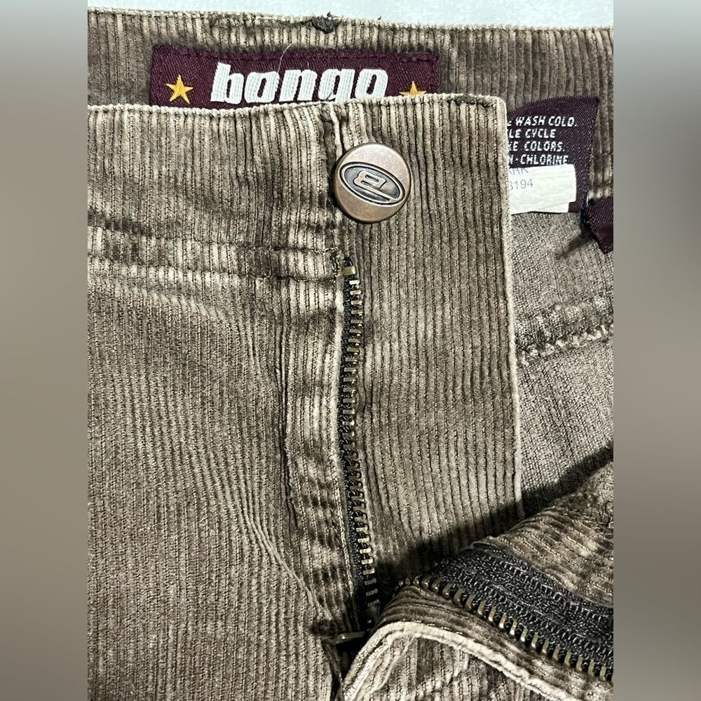 Bongo Jeans Brown Corduroy Hipster Skirt with Pockets Women’s Size 7 - Picture 8 of 14